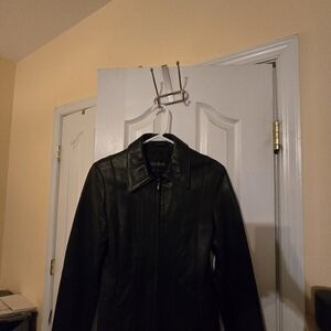Women's Black Leather Jacket